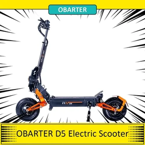 Sgwter Trydan OBARTER D5 2*2500W Modur pwerus 35Ah Batri Symudadwy 70km/h Cyflymder Uchaf Teiars 12 modfedd 60-120km Ystod Super