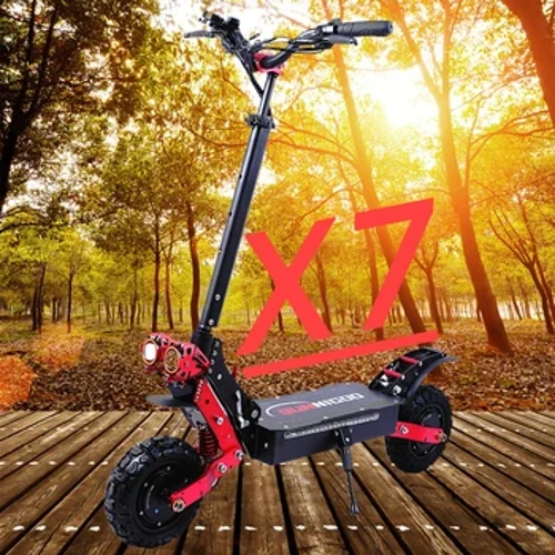 Electric Scooters with 3600W/5600W Off-Road Fat Tires 11Inch Folding Design for Adults Equipped with Center Display e scooter X7