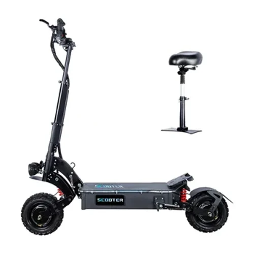 2024 ny 6000W 60V 35AH dubbelmotor etc elektrisk skoter dubbel fjädring stötdämpning maxhastighet 85km/h hopfällbar escooter