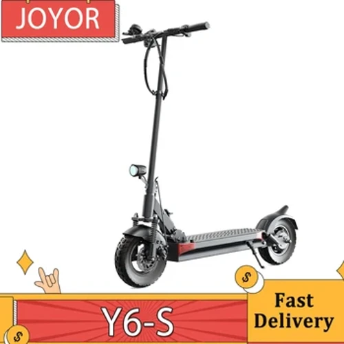 Sgwter Trydan JOYOR Y6-S 48V 18Ah Batri 500W E-sgwter Modur Hyd at 70KM Ystod Milltiroedd 10 Modfedd Olwyn 40Km/h Cyflymder Uchaf