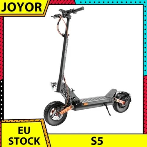 JOYOR S5 ABE -sertifiointi sähköskootteri 10 tuuman renkaat 500 W moottori 20 km/h 48 V 13 Ah akku 40-55 km kantama kaksoislevyjarrut