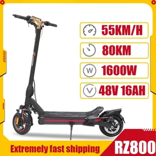 Va'a a le EU Rz800 48V 800W Peak 1600W Auala i fafo-auala Sika eletise Eletise Fe'avea'i Scooter