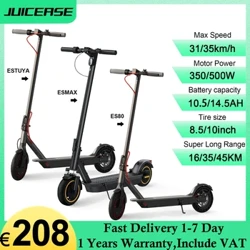 JUICEASE ESTUYA/ES80/ESMAX Sgwteri Trydan ar gyfer Oedolion 350/500W E-sgwter modur 35KM/H Cyflymder Uchaf Sgwteri Cic Trydan 8.5/10 modfedd