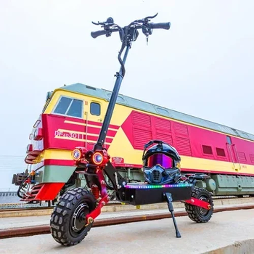 EU LAFLY 5600W Motor duplo Velocidade máxima 90km / h Escooter de 11 polegadas 60V 38AH Quilometragem máxima 110km Scooter elétrica dobrável Freio hidráulico