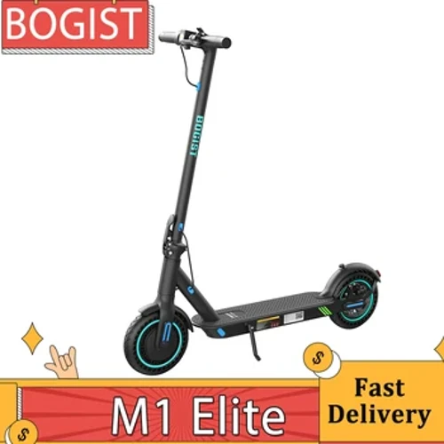 Sgwter Trydan Plygu Elite BOGIST M1 8.5 modfedd Teiar 350W Modur 36V 10Ah Batri 25km/a Cyflymder Uchaf 25-30km Ystod 120kg Uchafswm Llwyth