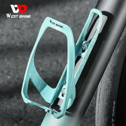 WEST BIKING Sealbhóir Buidéal Uisce Rothar Multicolor Rothar Bóthair MTB Éadrom Solúbtha PC Buidéal Buidéal Cage Rothaíochta Cúlpháirtí