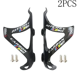 2PCS Rothar Rothar Snáithín Iomlán Carbóin Cage Buidéal Uisce MTB Sealbhóir Buidéal Rothar Bóthair Trealamh Rothaíochta Ultra Éadrom Neamhlonrach / Snasta