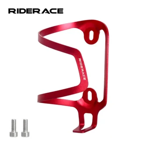 RIDERACE Suport bicicletă ușor pentru bicicletă, din aliaj de aluminiu, pentru bicicletă, cușcă pentru sticle de apă, suport pentru ceașcă pentru ciclism rutier