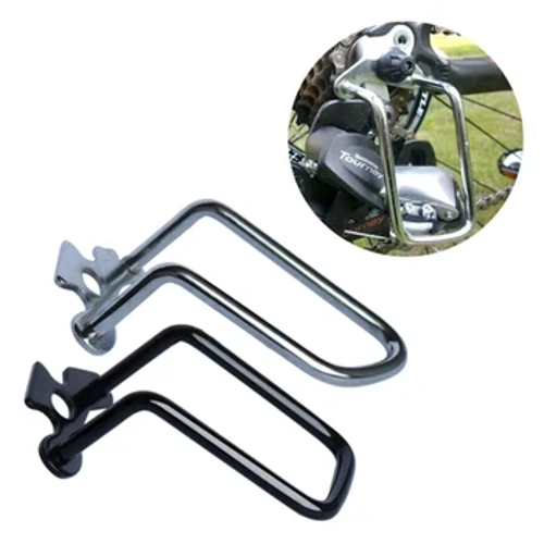 Ibhayisikili Elingemuva I-Derailleur Hanger Chain Gear Guard Protector Cover Mountain Bike Cycling Transmission Protection Steel Frame