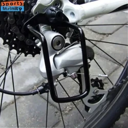 Rothar Sléibhe Bóthar Rothar Cúil Derailleur Protector Gear Folding Rothar Cosanta Dubh Gabhálais Rothaíochta Spóirt Allamuigh