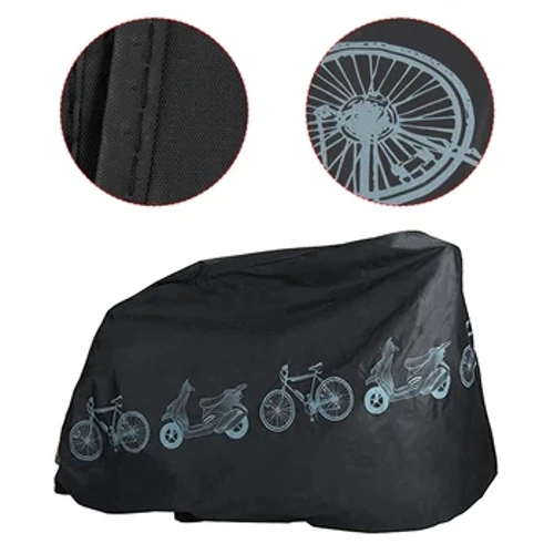 ʻO ka uhi paʻa paʻa wai ʻole ʻo Polyester e pale aku i ka ua ʻeleʻele ʻeleʻele hina ʻeleʻele 180g 200*100 CM mau mea pono kaʻa uila.
