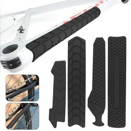 Vëlo Kette Schutzmoossnamen Sticker Frame Anti-kratzer MTB Road Bike Frame Guard Cover Protector Sticker Cycling Accessoiren