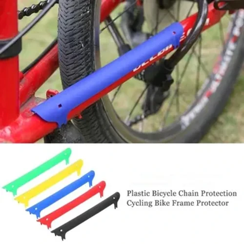 I-1PC Plastic Bicycle Chain Protector Cycling Frame Protector Chainstay Rear Fork Guard Ikhava I-Pad MTB Road Bike Parts Accessories