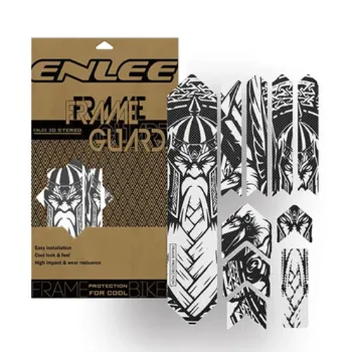 Enlee an Greamán Greamáin Nua Clúdach Garda Bicycle Clúdach Paster 3D MTB Rothar Sléibhe Scratch Frith-Chosaint Fráma Cosanta Cosantóir