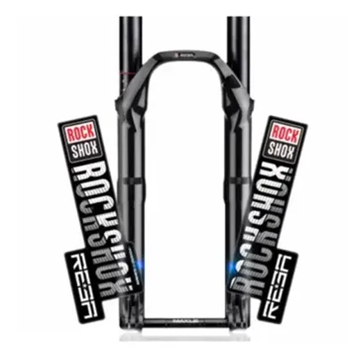 Adesivo garfo dianteiro mountain bike bicicleta amortecedor frontal mudança de cor adesivo à prova d' água