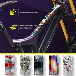 ENLEE TPU Khung Bảo Vệ Xe Đạp Chống Trầy Xước Phim Bảo Vệ Xe Đạp Xe Đạp Bảo Vệ Miếng Dán Dày Chất Liệu Nâng Cấp Mạnh Mẽ