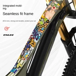 ENLEE Bike Protection Film Bike Mauga 3M Fa'amau Fa'avaa Suiga Lanu mea fa'apipi'i auala Kiki mafiafia PVC ata ta'avale atoa.