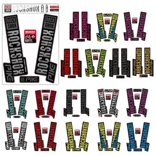 HOU HOU PALAPALA PALAPALA PALAPALA no ka Rock Shox SID Road Bike MTB Race mea pono decals Personalized Bicycle STICKER decor