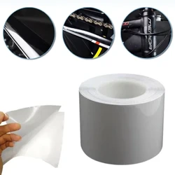 Film de Protection pour cadre de vélo, 1M 3M 5M, autocollants de Protection pour cadre d'usure, bande transparente pour Surface de vélo