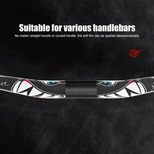 ENLEE Mountain Bike Handlebar Protective Film Cover Anti-collision Handlebar Protector Stickers Decals Cycling Parts Accessories