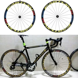 1 Mặt 26/27.5 Inch Bánh Xe Đạp Phản Quang Dán MTB Miếng Dán Bảo Vệ Phụ Kiện Xe Đạp