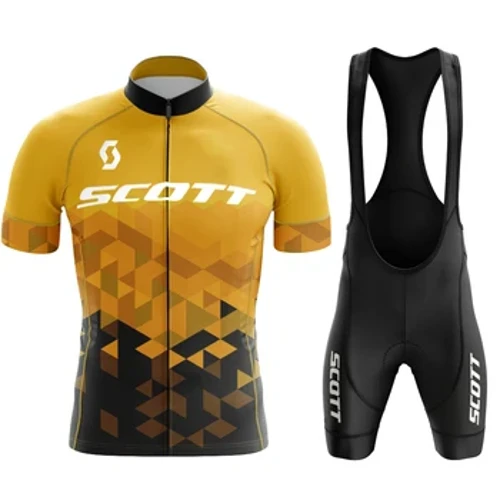 2024 SCOTT Txirrindularitza Maillot Multzoak Txirrindularitza Bizikleta Jantziak Bizikleta Mahuka Motza Txirrindularitzako Arropa Bizikleta Maillot Txirrindularitza Maillot Bib Shorts
