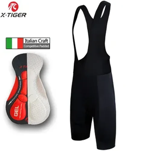 X-TIGER Bisiklet Önlükler Şort Bisiklet Tayt Triatlon 5D Jel Yastıklı Pro Likra Bisiklet Şort Nefes Adam Dağ Bisikleti Şort