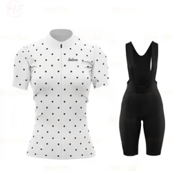 Cailín 2023 Rothaíocht na mBan Nua Jersey Conjunto Feminino Ciclismo Éadaí Rothaíochta Sléibhe Allamuigh Oireann Pants MTB Bib Breathable