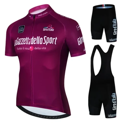 Tour De Italy D'ITALIA Velosiped formasi to'plamlari Erkaklar velosipedi qisqa yengli velosiped kiyimi Velosiped maillot velosiped formasi + bib shortilari