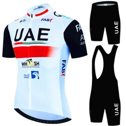 Förenade Arabemiraten Cykeluniform Shorts Herr Cykelkläder Man Sommar 2024 Sportset Herrbyxor Gelhaklapp Sportsweardräkt Mtb Tricuta
