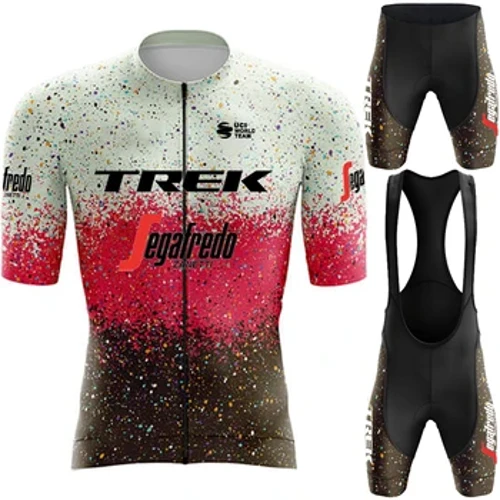 Riteņbraukšanas šorti Man Bib TREK Sportswear Džērsija komplekti Apģērbs Vīriešu Vasara 2024 Apģērbi Profesionāli krekls Īss Vīriešu Sporta Komplekts