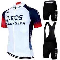 INEOS Cykelkläder Mtb Herrkläder Utrustning Man Professionell skjorta Shorts Herr Jumper Sommar Cykeltröja Haklapp Herr Tricuta