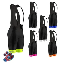 Năm 2023 Nam Đi Xe Đạp Bretelle Đi Xe Đạp Yếm Quần Short Xe Đạp Quần Thoáng Khí Nữ Gel Đệm Quần Miễn Phí Vận Chuyển