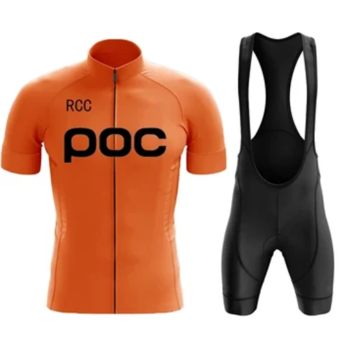 RCC POC Wielertrui Bib Set MTB Uniform Fietskleding Sneldrogende Fietskleding Heren Korte Maillot Culotte