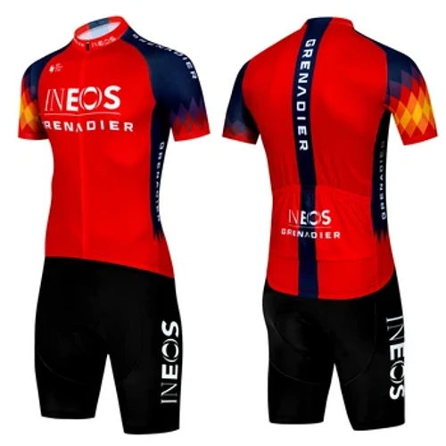 INEOS Txirrindularitzako Maila Gizonezkoen Arropa 2024 Udako Prakak Gizonezko Gelko Prakak Mozorroa Gizonentzako Bizikleta Arropa Errepide Uniforme Trajea Mtb