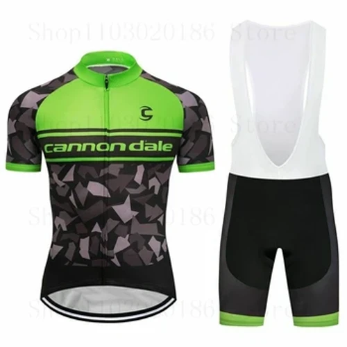 Cannondale Pro 2023 riteņbraukšanas kreklu komplekti ar īsām piedurknēm Summer Pro Team šosejas velosipēdu apģērbi elpojošs MTB velosipēda uzvalks Ciclismo