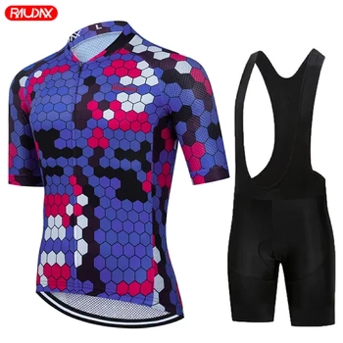 2024 Raudax Txirrindularitza Maillot Set Txirrindularitza Bizikleta Jantzia Bizikleta Mahuka Motza Txirrindularitzako Arropa Bizikleta Maillot Txirrindularitza Maillot Bib Shorts