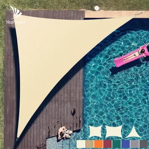 Guarda-sol triangular à prova d'água, dossel 98% uv, bloco solar, abrigos para instalações ao ar livre e atividades, quintal, toldo, barracas de acampamento