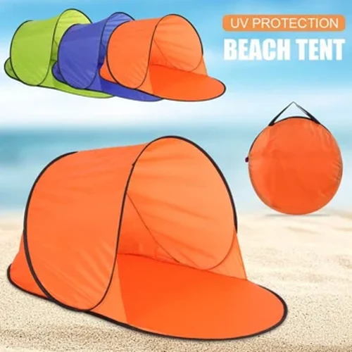 Itende Eliphathekayo le-Pop Up Beach Itende Lokukhempa Itende Umthunzi Welanga Isiphephelo Selanga Sokuvikela I-UV Itende Lokumisa Itende Eliqinile Le-Polyester PA Enamathela Isiphephelo Sokuqwala Izi