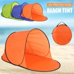 Di Động Bật Lên Lều Đi Biển Lều Cắm Trại Bóng Nắng Nơi Trú Ẩn Bảo Vệ Tia UV Lều Cắm Trại Polyester Bền Đẹp Lớp Phủ PA Đi Bộ Đường Dài Nơi Trú Ẩn