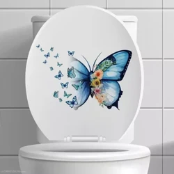 Blue Butterfly Pattern Wall Sticker Angkop para sa Wall Length na 40cm Self Adhesive PVC Waterproof at Environmental Friendly