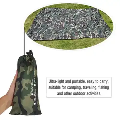 Outdoor Camping Tenda Sun Shelter Tenda Sederhana Camping Mat Ground Mat Kamuflase Tenda Outdoor Sun Shade Tenda