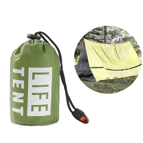 Outdoor Survival Teltta 2 hengen hätäsuojaputkiteltat Vedenpitävä hätäteltta Hätäselviytymisteltta tuulenpitävä peite
