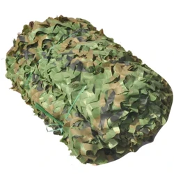 Camouflage Nyavu za Jeshi la Jeshi la Kufunza Hema Kivuli Kivuli cha Nje cha Uwindaji wa Kambi Ficha Vifuniko vya Gari vya Kutandaza Mapambo ya Baa ya Bustani