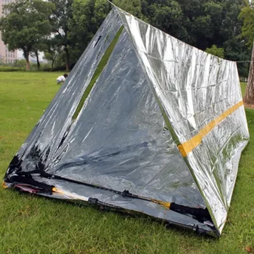 1 Stück Notunterstand wasserdichte Thermodecke Rettungs-Überlebenskit SOS Schlafsack Überleben Notfallzelt Outdoor-Ausrüstung