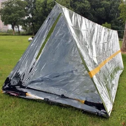 1 Stück Notunterstand wasserdichte Thermodecke Rettungs-Überlebenskit SOS Schlafsack Überleben Notfallzelt Outdoor-Ausrüstung