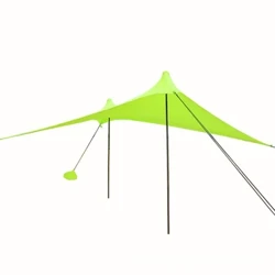 Strandtält Solskydd Skydd med sandsäcksankare Solskydd Tält Solskydd UPF 50+ Skydd Utomhusvandring Campingtillbehör
