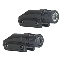 I-Weapon Gun Light FlashlightFor M416/M1911/ Glock G18 Airsoft Pistol Rifle Fit 20mm Weaver I-Picatinny Rail Hunting Flashlight