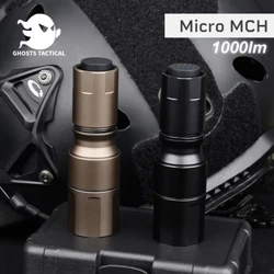 Cloud defensive Micro MCH Handheld Flashlight Tactical Helmet Light Panlabas na Pangangaso Weapon Light Portable Torch Fit 20mm Rail
