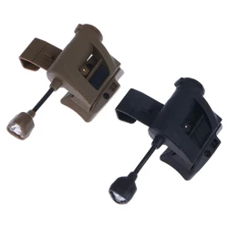 Chiến Thuật Airsoft Mũ Bảo Hiểm Ánh Sáng 3 Chế Độ LED Mũ Bảo Hiểm Đèn Pin Sạc Mũ Bảo Hiểm Đầu Đèn Tiết Kiệm Năng Lượng Mạnh Đèn Pin
